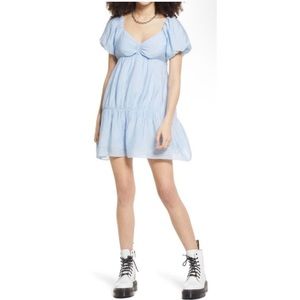 Bp NORDSTROM PUFF SLEEVE TAFFETA DRESS 🌺IN STORES🌺